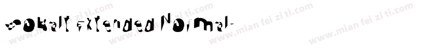 Cobalt Extended Normal字体转换